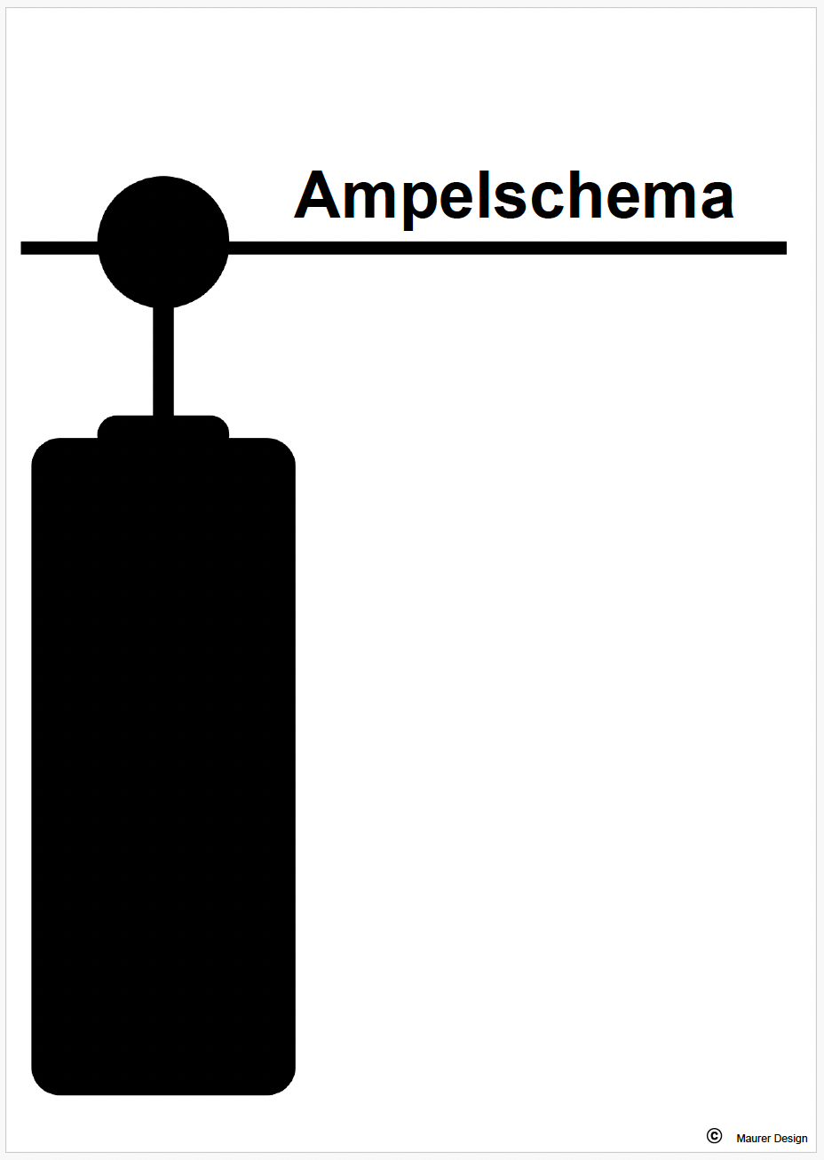 Ampelschema Legespiel