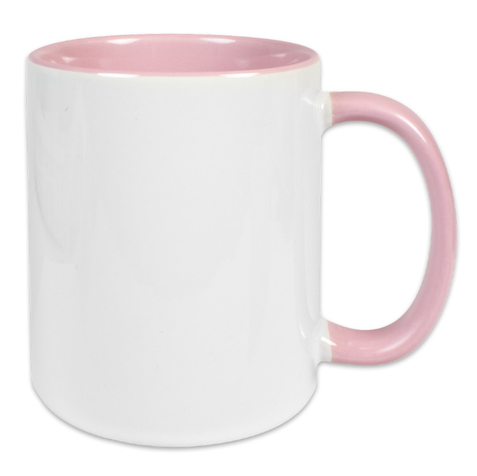 Tasse weiss, Innen farbig